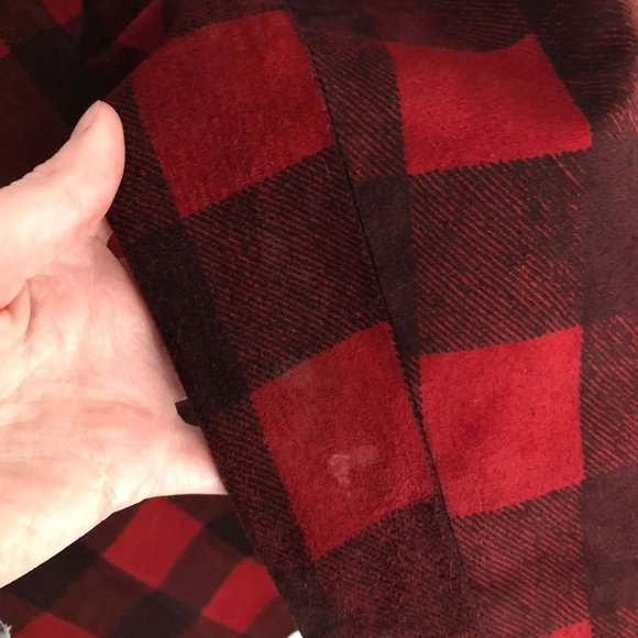 Vintage Danier Suede Plaid Check Red Blazer Jacket - Picture 8 of 10